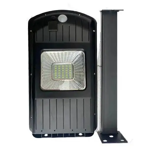 Вуличний вологостійкий ліхтар світильник сонячний Сclamp СL-110 з датчиком руху 30W Чорний - фото 4