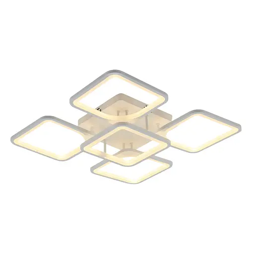 Люстра светодиодная акриловая 6112-5 WT 86W