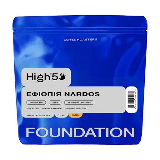 Кофе в зернах Foundation High5 Эфиопия Nardos 250 гр