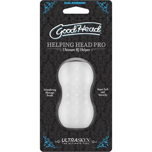 Мастурбатор Doc Johnson GoodHead - Helping Head Pro - Frost - фото 2