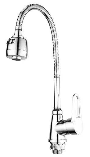 Смеситель для кухни Mixxus Elba 014 с гибким изливом MI6304 Хром - фото 1