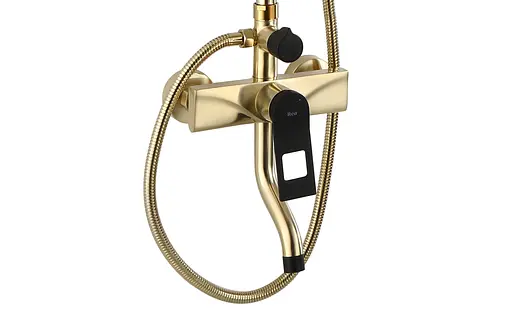 Душовя система Rea Soul з виливом brushed gold REA-B9962, Золотий - фото 2