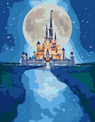 Картина за номерами Rosa Start Чарівний замок 35x45 см - фото 2