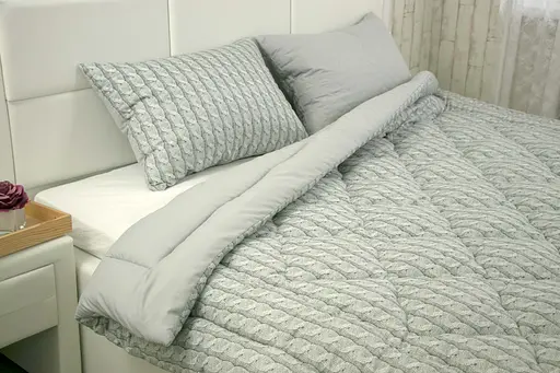 Одеяло силиконовое Руно Grey Braid 172х205 см Р316.52_Grey Braid - фото 6