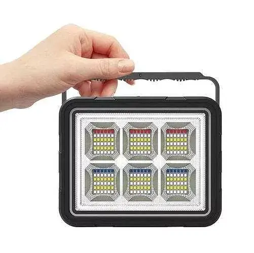 Кемпинговый фонарь GD Plus GD-2207A 8000 mAh с солнечной панелью и Power Bank - фото 3