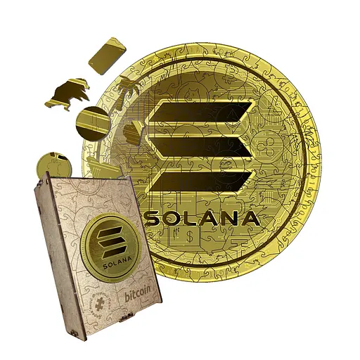 Пазл деревяний Солана Solana, А1, Деревяна коробка 500+ елементів