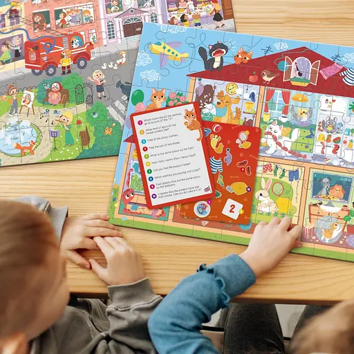 Дитячий віммельпазл "Містечко професій" DoDo Toys 300662, 60 елементів - фото 7