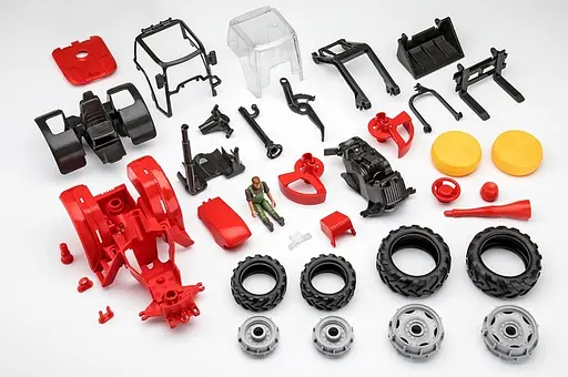 Конструктор Revell трактор Tractor with Loader and Figure червоний 00815 - фото 7