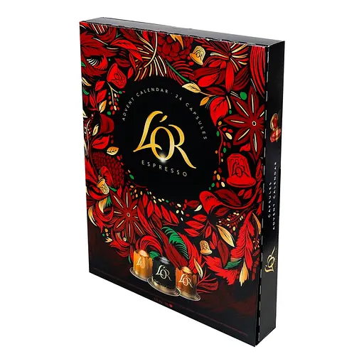 Набір кави натуральної смаженої меленої в капсулах Адвент календар L’OR к / у 24 х 5.2 г - фото 3