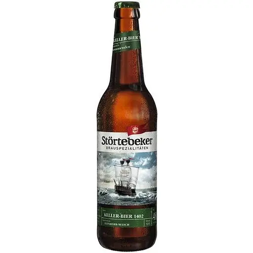 Пиво Stortebeker Bio Keller-Bier 1402 светлое нефильтрованное 4.8% 0.5 л