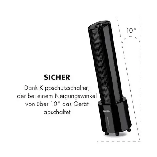 Охолоджувач-вентилятор Klarstein Waterfall 10035834 - фото 3