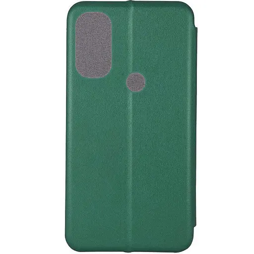 Шкіряний чохол-книжка Classy для Motorola Moto E40 Зелений - фото 2
