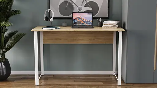 Компьютерный стол Ferrum-decor Райан 75x100x60 черный ДСП Белый 16мм (FRD-103671) - фото 5