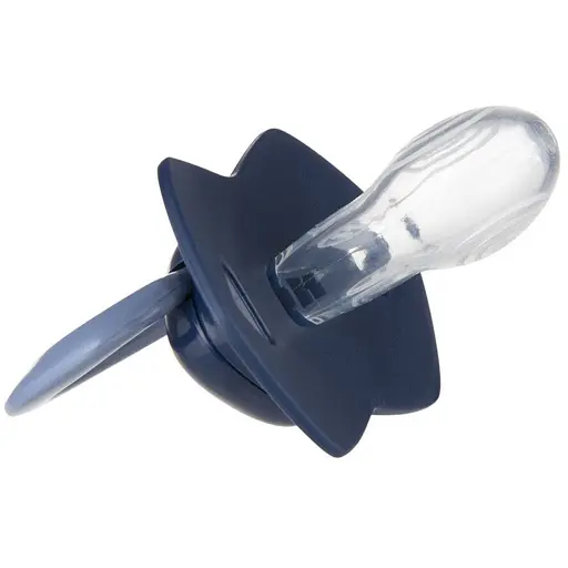 Пустушка Canpol babies Gold силіконова симетрична 0-6 міс. 2 шт. синя з блакитним (22/664_blu) - фото 3