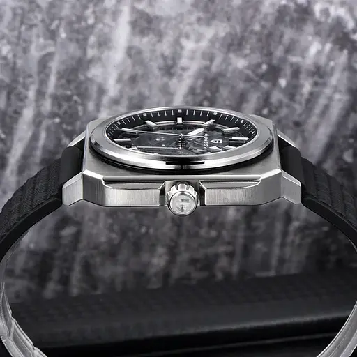 Наручний годинник чоловічий PD-1791 Black-Silver Pagani Design acs0031219 - фото 5