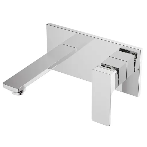 Змішувач для умивальника настінний Volle Leon хром 1511.010301 Хром - фото 1