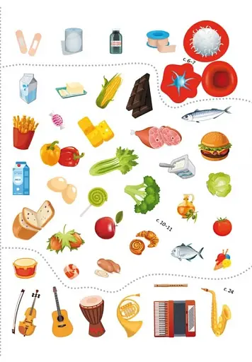 Книжка з наліпками. Тіло людини - фото 7