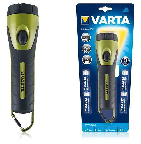 Ліхтар Varta 17625 Ledight 0.5W карабін + 4AA + 1 режим - фото 2