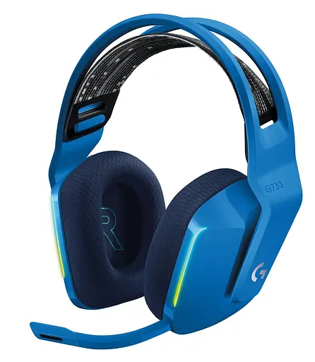 Бездротова гарнітура Logitech G733 Lightspeed Wireless RGB Blue (981-000943) - фото 1