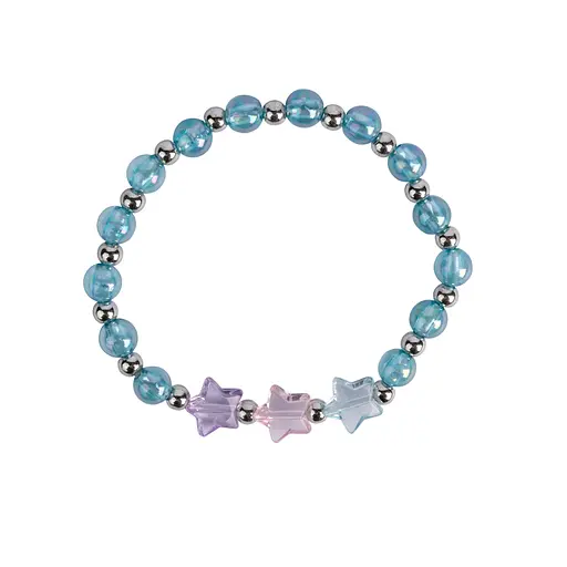 Набор браслетов Цветные кристаллы 3шт - фото 3