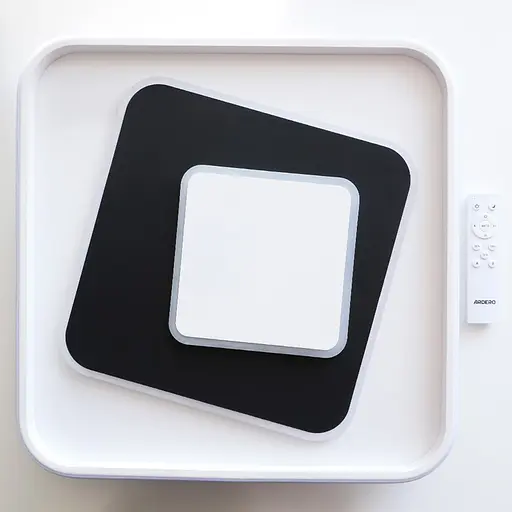 Світлодіодний накладний світильник Ardero AL6102ARD CLAUDE S 72Вт чорний білий - фото 2