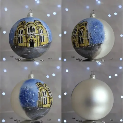 Ялинкова прикраса Санта Шоп Володимирський собор скло (4820001155051) - фото 5