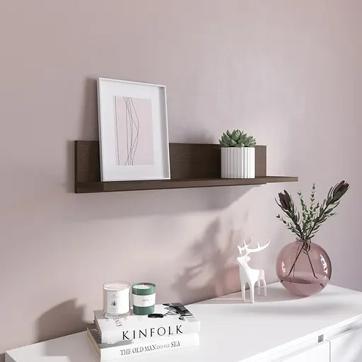 Полка настенная Vays M-22 навесная ЛДСП 80x17x15 см для дома офиса декора - фото 4