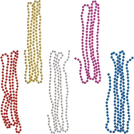 Намиста на ялинку, 8070-8-5м, 8 мм (В асортименті) - фото 2