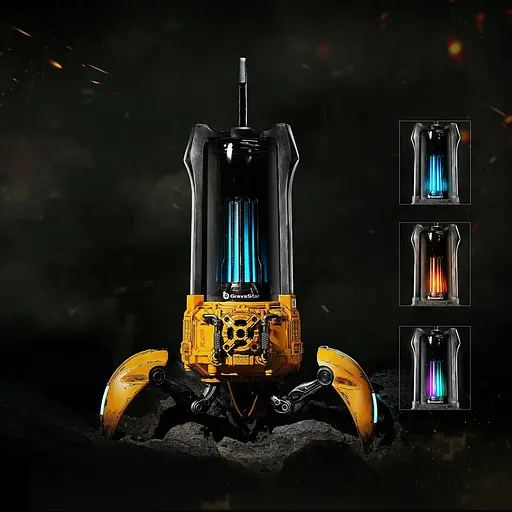 Акустична система GravaStar Supernova Battle - Worn, BT/3.5мм, 25ВТ, жовтий - фото 8