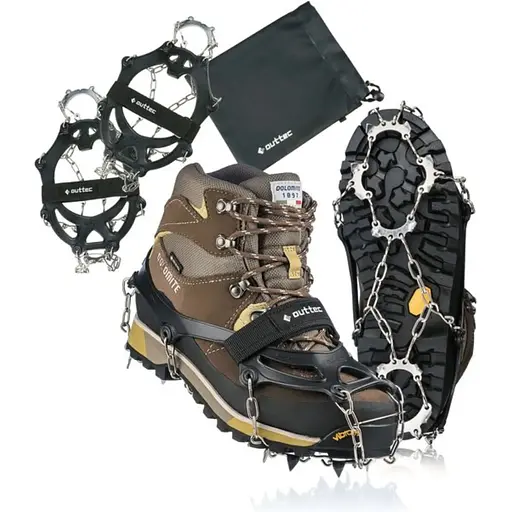 Льодоступи Outtec р.М (35-40) з ремінцем чорний - фото 2