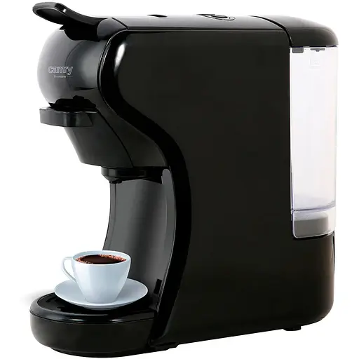 Кофеварка Camry CR 4414 black капсульная/ 1450 Вт/ 19 бар/ капсула, молотый кофе/ черная - фото 1