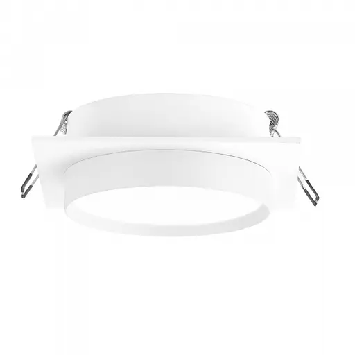 Світильник Videx під лампу GX53 врізний Квадратний Білий (VL-SPF33S-W) - фото 2