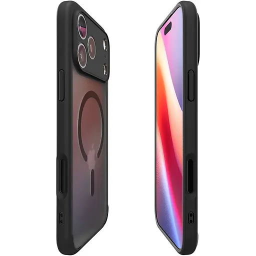 Чехол Spigen Ultra Hybrid with MagSafe для Apple iPhone 17 Pro Max Frost Black ACS10285 (152023) - фото 3