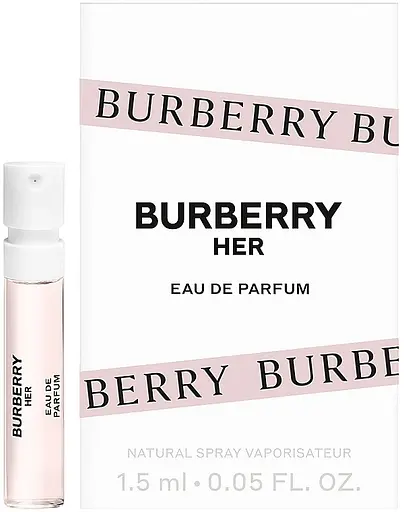 Пробник Burberry Her 1,5 мл парфюмированная вода - фото 1
