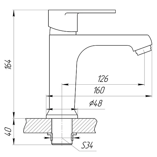 Змішувач для раковини DOMINO ALICANTE DAA-401 - фото 4