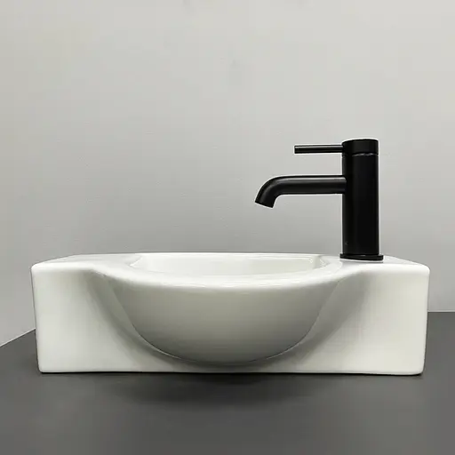 Умивальник VBI Rimella white накладний підвісний VBI-015618, Білий - фото 3