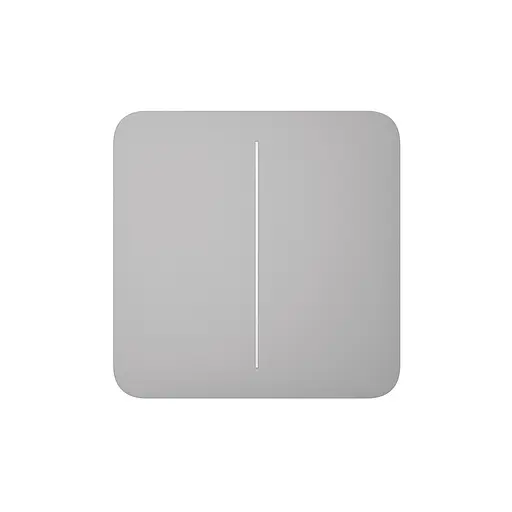 Розумний вимикач Ajax SoloButton 2-gang димний