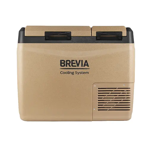 Холодильник автомобильный Brevia 39л двухкамерный 23400 - фото 1