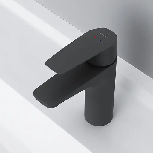 Змішувач для раковини AM.PM Gem чорний F90E02122 - фото 4