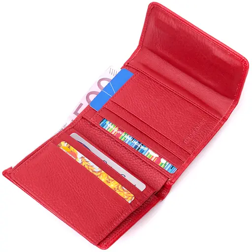 Женский кожаный кошелек ST Leather 11.7х9.5х2 см acs0028402 - фото 5