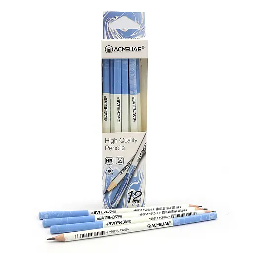 Карандаш для рисования на фарфоре Acmeliae, HB, 12 шт.
