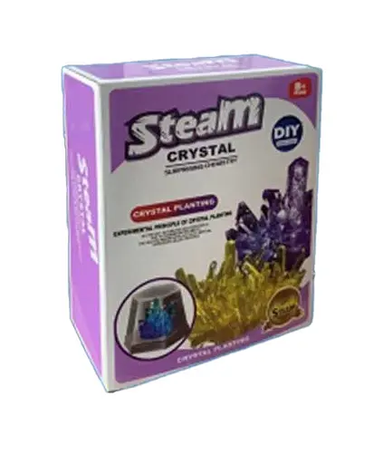 Набір для вирощування кристалів 1688-4, 4 основи для кристалів, ємності, в коробці (6982755050032) - фото 1