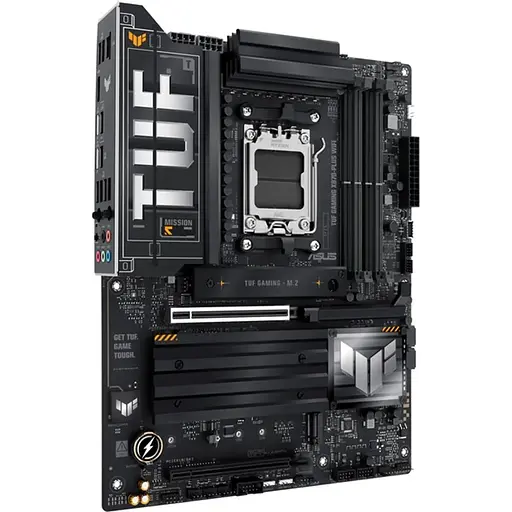 Материнская плата Asus AM5 TUF Gaming X870-PLUS WIFI, X870, 4xDDR5, Int. Realtek 2.5Gb, HDMI/2xType-C, ATX - фото 3