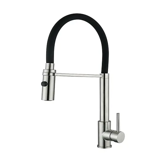 Змішувач для кухні Wezer KIT4-01 Нержавіюча сталь - фото 1