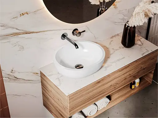 Умивальник Miraggio Mark 425 глянсовий 0002682, Білий - фото 5