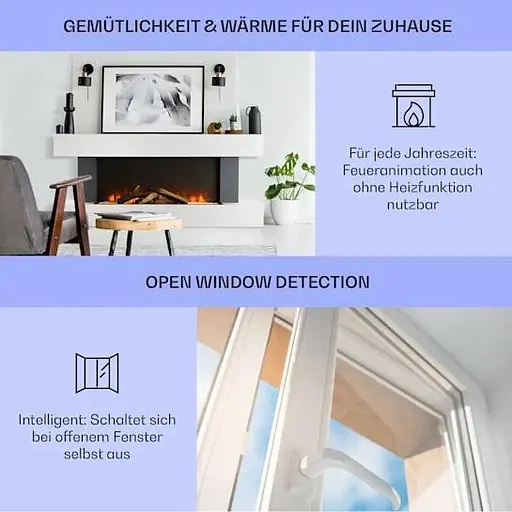 Камін електричний KLARSTEIN Studio Light & Fire 1 (10032725) - фото 7