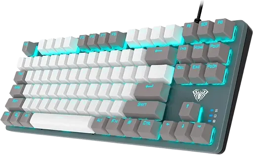 Клавіатура Aula F3287 Blue Switch Grey/White (6948391240954)