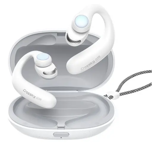 Навушники QCY бездротова стереогарнітура Bluetooth в кейсі T15 білі - фото 3