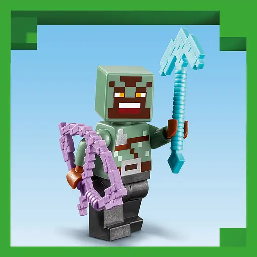 Конструктор LEGO Minecraft Засада возле портала в Нижний мир 352 детали (21255) - фото 8