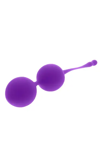 Вагинальные шарики Pleasures Premium Love Balls 17,3 см (фиолетовый) - фото 2